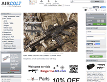 Tablet Screenshot of kingarms-uk.com